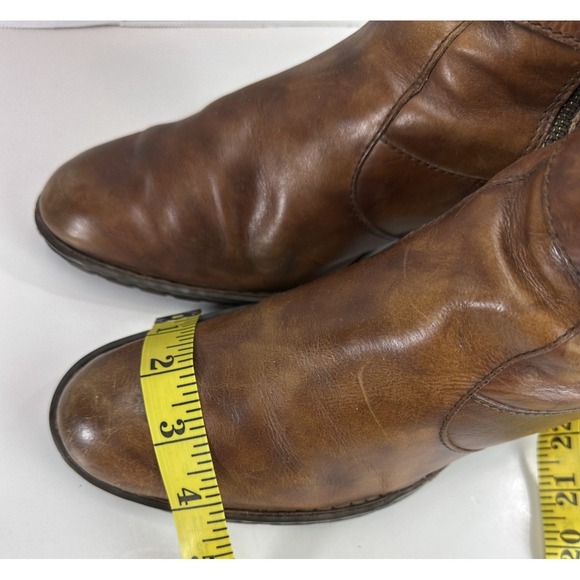 Born Milari Double Buckle Block Heel Knee-High Boots Brown Size 10 EU 42 *Flawed - Picture 2 of 16
